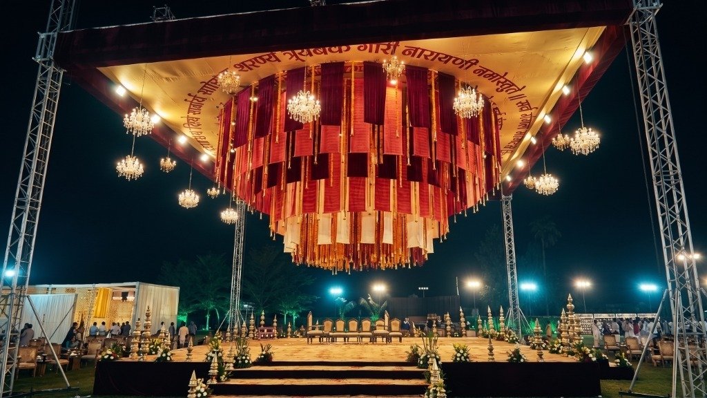 Luxury wedding celebration