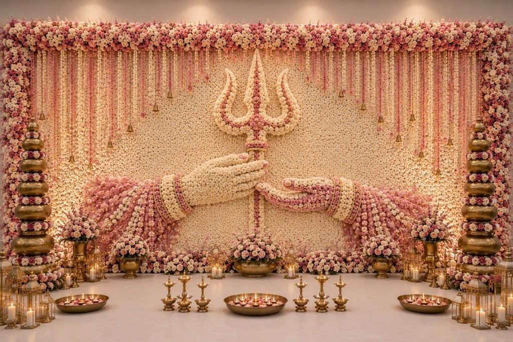 Beautiful mandap setup